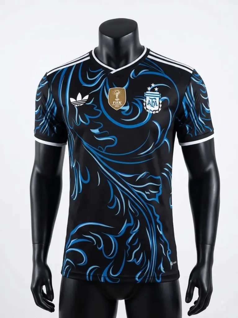 Camisa Argentina visita Messi manga corta (M)