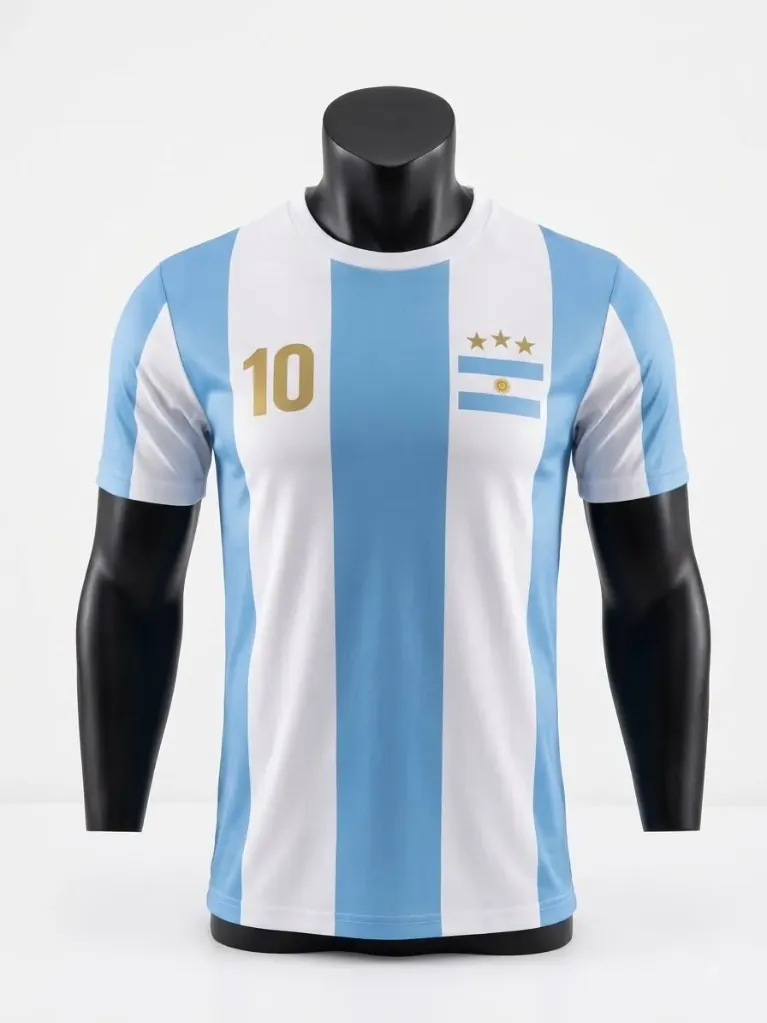 Camisa Argentina Albiceleste 10 